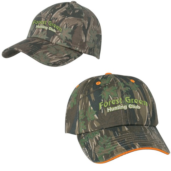AH1025 Camouflage Cap With Embroidered Custom I...